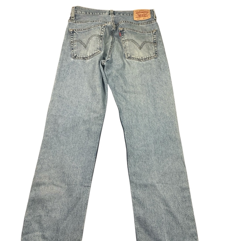 Y2K Levi’s 505 straight leg faded light wash jeans 30 x 30